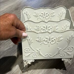 Elegant Cream Decorative Organizer